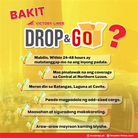 victory drop and go cavite|Ang DROP & GO ay ang .